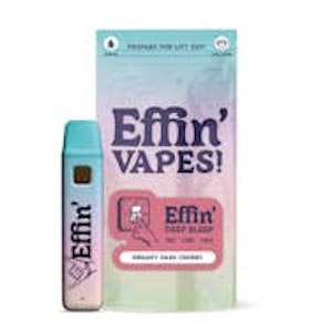 Effin' - Effin' | Distillate Disposable | Deep Sleep Dreamy Dark Cherry | 14:1:1 THC:CBN:CBG | 1g