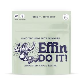Effin' Do It! Amplified Apple 1:1 THCV Gummies
