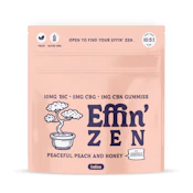 Effin' | Zen | Peaceful Peach & Honey 10:5:1 THC:CBG:CBN: | 100mg (10pk)