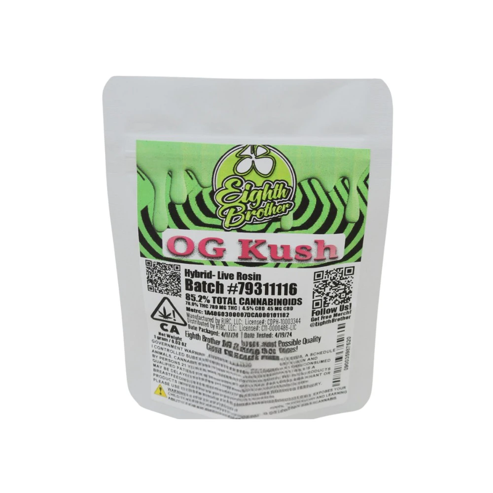 Eighth Brother - ROSIN - OG KUSH 1G - EIGHTH BROTHER Main Image