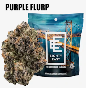 Eighty East - Eighty East | Purple Flurp | Premium Indoor Flower | 1/8oz