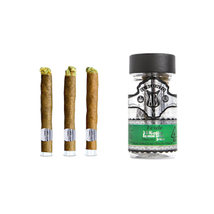 El Blunto by Albert Einstone's - Verde (S) | .85g 3pk Silver Especial Diamond Infused El Bluntito | El Blunto by AE