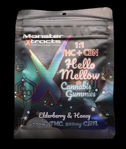 MONSTER XTRACTS - Gummy - Elderberry & Honey - CBN - 20mg/pc - Monster X