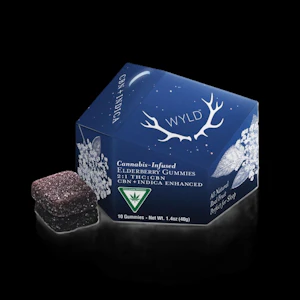 WYLD - Wyld Elderberry Indica High Dose THC 200mg CBN 200mg Gummies