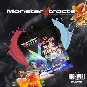 Monster Gummies Elderberry & Honey 200mg 1:1 THC/CBN