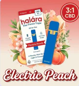 Halara 1g Electric Peach 3:1 AIO Disposable
