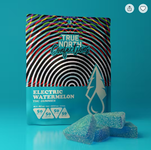 True North - True North-Gummies- Electric Watermelon-Hybrid-200mg THC