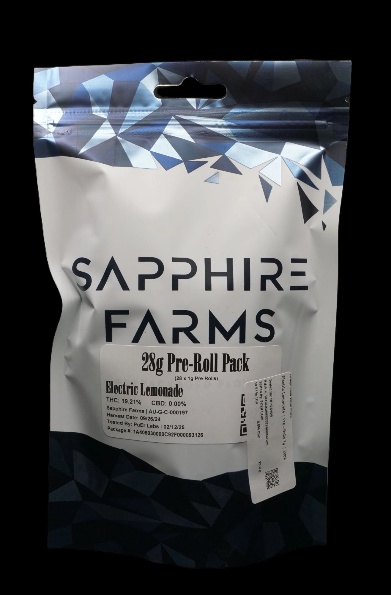 Sapphire - Electric Lemonade | Pre-Rolls 1g | 28pk Main Image