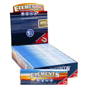 THE MIGHTY QUINN - Elements Ultra Thin Rice Rolling Papers 1.25 
