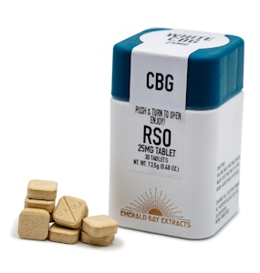 EMERALD BAY EXTRACTS - Emerald Bay Extracts - 25mg CBG - White CBG 