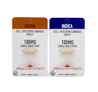 Emerald Bay Extracts | Almond Mochi | RSO Hyrbid Single Tablet | 100mg