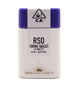 Emerald Bay Extracts | Pink Truffle | 100mg : 10pk | RSO Full Spectrum Tablets | 1000mg