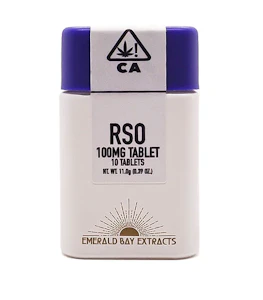 Emerald Bay Extracts - Emerald Bay Extracts | Pink Truffle | 100mg : 10pk | RSO Full Spectrum Tablets | 1000mg