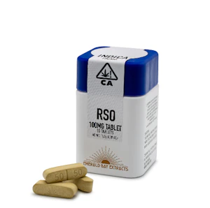 Emerald Bay Extracts | Mule Fuel | 100mg : 10pk | RSO Full Spectrum Tablets | 1000mg