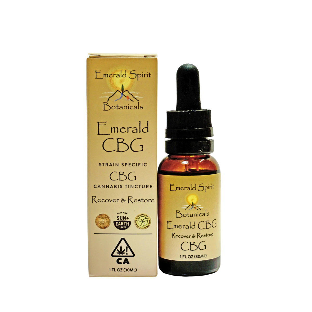 Emerald Spirit - Emerald CBG | 5ml Tincture| Farm Cut x Emerald Spirit Botanicals Main Image