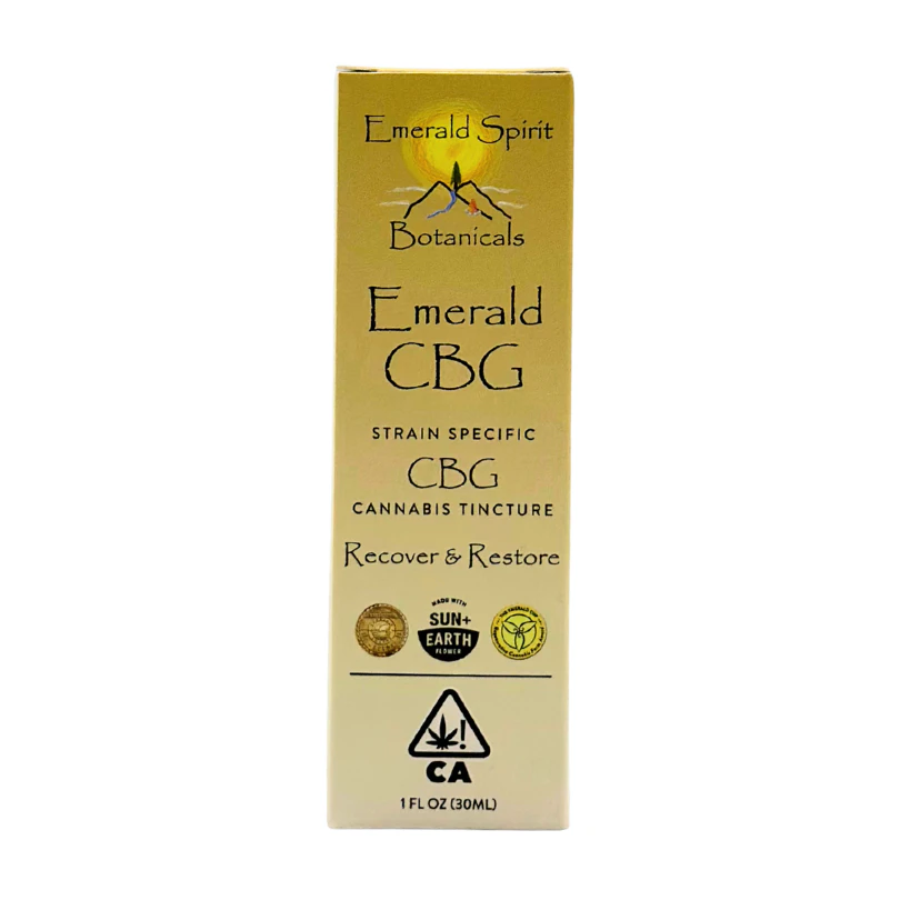 Emerald Spirit Botanicals - Emerald Spirit - CBG - Tincture - 30ml Main Image