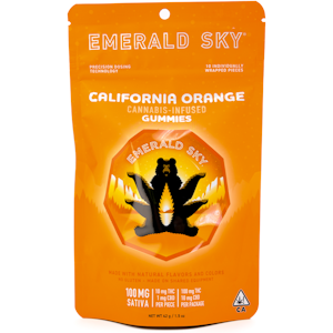 Emerald Sky - California Orange 110mg 10 Pack Gummies - Emerald Sky