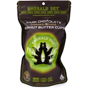 Dark Chocolate Peanut Butter Cups Hybrid 102mg 10 Pack - Emerald Sky