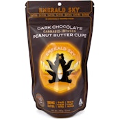 Dark Chocolate Peanut Butter Cups Sativa 100mg 10 Pack - Emerald Sky