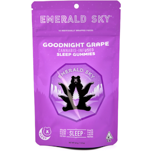 Emerald Sky - Goodnight Grape Sleep 10:2:4 160mg 10 Pack Gummies - Emerald Sky