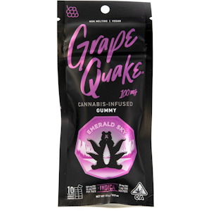 Emerald Sky - Grape Quake 110mg Single Gummy - Emerald Sky