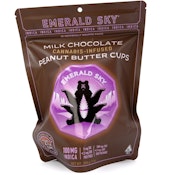 Peanut Butter Cups Indica 100mg 20 Pack - Emerald Sky