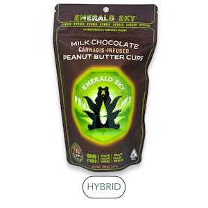 Emerald Sky - Emerald Sky - Peanut Butter Cups Hybrid - Milk Chocolate - 10pk - 100mg