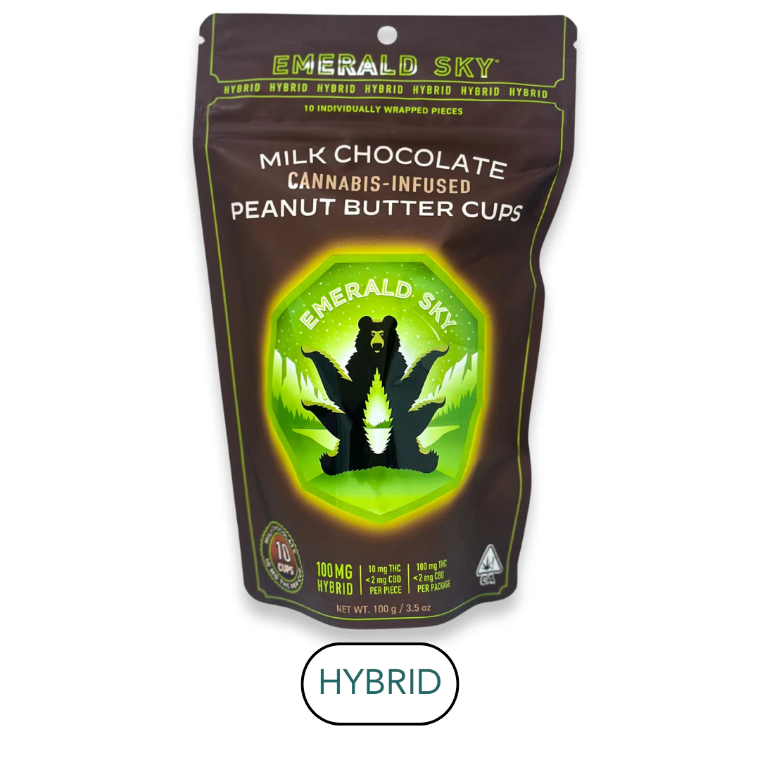 Emerald Sky - Emerald Sky - Peanut Butter Cups Hybrid - Milk Chocolate - 10pk - 100mg Main Image