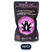 Emerald Sky - Peanut Butter Cups Indica - Dark Chocolate - 10pk - 100mg