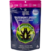 Raspberry Dream Sleep 10:2:2 140mg 10 Pack Live Resin Gummies - Emerald Sky