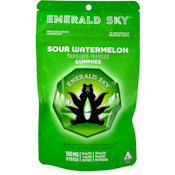 Sour Watermelon 110mg 10 Pack Gummies - Emerald Sky