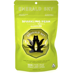 Emerald Sky - Sparkling Pear 110mg 10 Pack Gummies - Emerald Sky