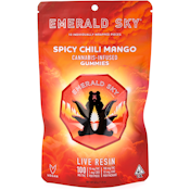 Spicy Chili Mango 110mg 10 Pack Live Resin Gummies - Emerald Sky