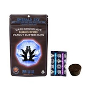 Emerald Sky - Dark Chocolate Peanut Butter Cups Sleep 10:2:2 140mg 10 Pack - Emerald Sky