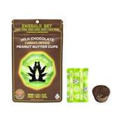 Emerald Sky | Peanut Butter Cups | [100mg] 10pk | Hybrid