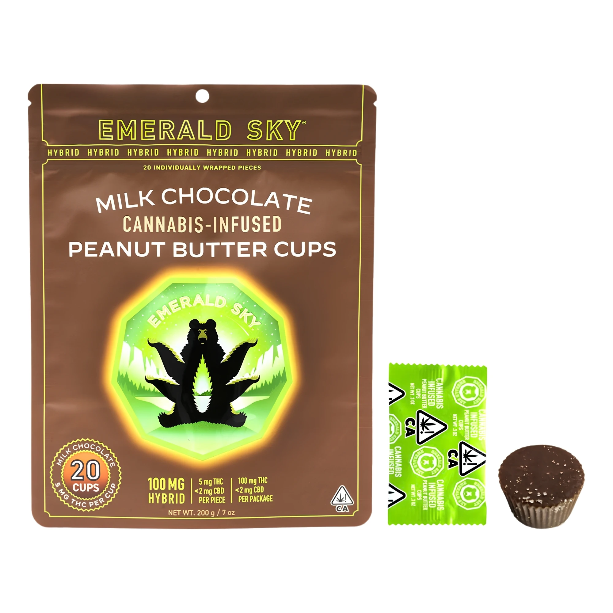 Emerald Sky - Emerald Sky | Hybrid Peanut Butter Cups | 20pk [5mg/100mg] | Hybrid Main Image