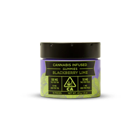 Emerald Sky - [Emerald Sky] Live Resin Gummies - 100mg - Blackberry Lime (S) Main Image