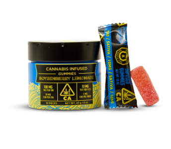 Emerald Sky - [Emerald Sky] Live Resin Gummies - 100mg - Boysenberry Lemonade (S)