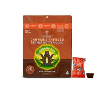 Emerald Sky - Peanut Butter Cups Sativa 100mg 20 Pack  - Emerald Sky