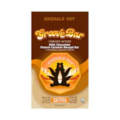 Emerald Sky - 10ct. 100mg THC Peanut Caramel Nougat - Groove Bar Sativa