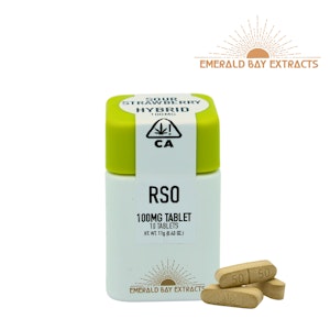 EMERALD BAY EXTRACTS - Sour Strawberry RSO Tablets (10Pk)