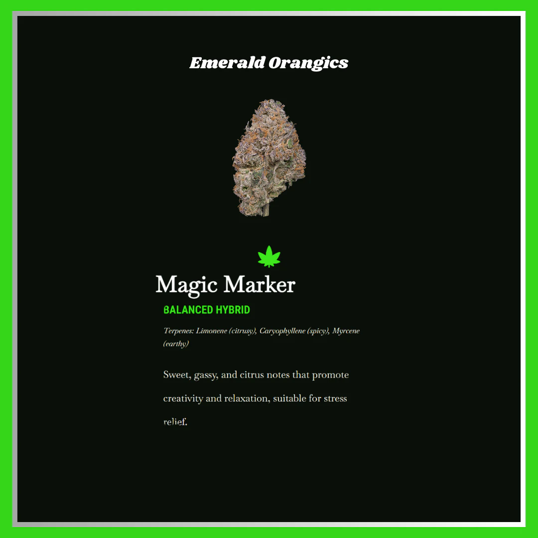 Emerald Organics - Emerald Organics - Magic Marker 3.5G Main Image