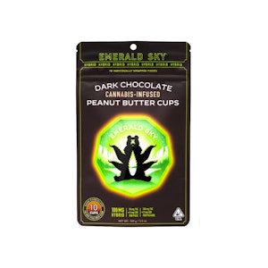 Emerald Sky - HYBRID DARK CHOCOLATE - PEANUT BUTTER CUPS 100MG - EMERALD SKY