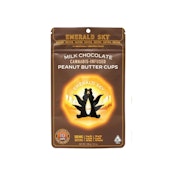SATIVA MILK CHOCOLATE - PEANUT BUTTER CUPS 100MG - EMERALD SKY