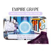 Empire Grape | Gummies | 100mg/ 10 Pieces | NY Kicks