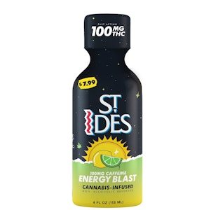 ST.IDES - St Ides - 4oz. 100mg THC:100mg Caffiene - Energy Blast 