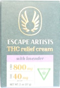 Escape Artist - 800mg CBD:40mg THC (20:1) Lavender Cream - 2oz