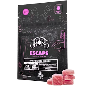 Escape Euphoric 1:1 Raspberry Cough (THC:CBC)