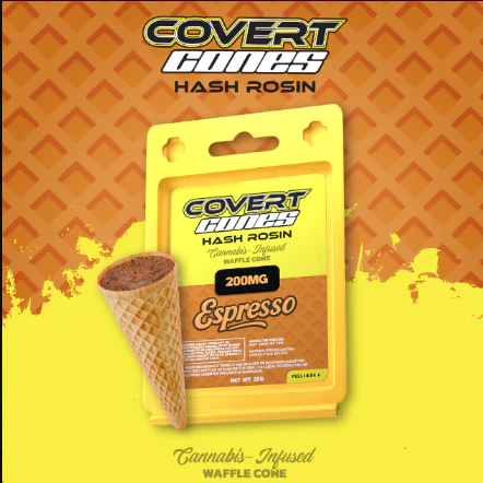 Covert Cones - Covert Cones-Espresso Hash Rosin 200mg Main Image