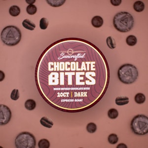 Suncrafted - HD Dark Chocolate Espresso Bites 20 Pack - 600mg - HHG